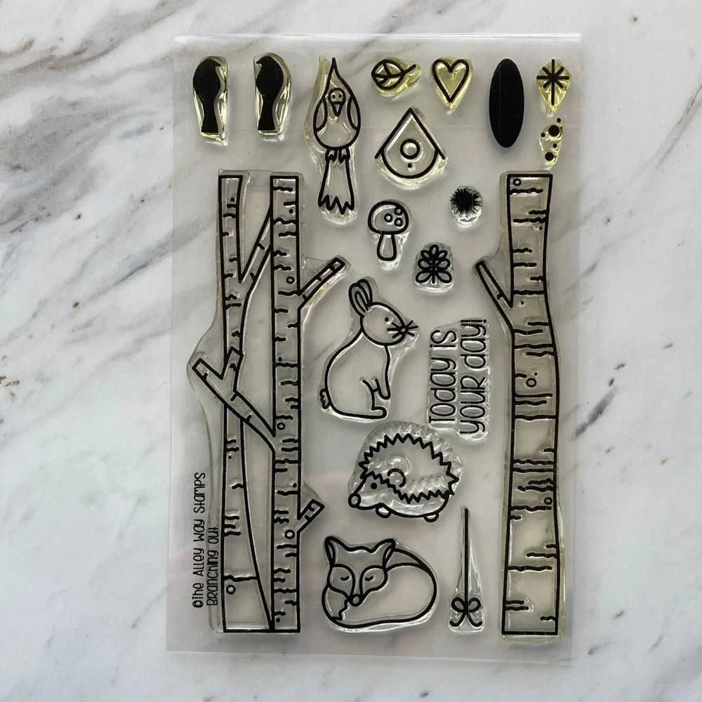The Alley Way Stamps Branching Out Stamp Set Woodland